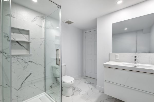 Basement Bathroom Installation in Raleigh